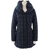 CHEZ MAMAN(シェ・ママン)【秋冬物定番ママコート】TRチェック中綿ママコート前抱き専用 M~L(FREE)/ネイビー NO.TS-35542108