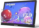17.3インチ ポータブルモニター 1600x900P ディスプレイ HDMI USB タイプC モニタースクリーン 内蔵スピーカー付き ノートパソコン PC PS4/5 Xbox 用 外付けコンピューターモニター