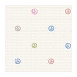 York Wallcoverings Friends Forever Peace Sign pre-pasted壁紙 Wallpaper JE3517 1