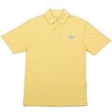 NCAA Georgia TechメンズTurnerクラシックストライプポロ、ポップコーン、3 x l