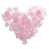 NSSTARシルクローズ花びらウェディングイベントと紙吹雪ブライダルパーティーフラワーガール装飾用(ライトピンク, 500枚入り)