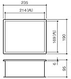 サヌキ ステンレス製 散水栓ボックス 壁用 鍵付 SB25-14