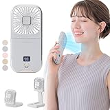 シシベラ ハンディファン 180°折りたたみ 132g 4段階風量調節 7枚羽根 手持ち扇風機 充電式USB扇風機 携帯扇風機 静音 手持ち
