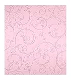 York Wallcoverings Disney Kids DK5967 Perfect Princess Scroll Wallpaper, Pink with Glitter [並行輸入品]