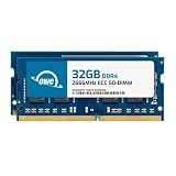 OWC 64GB (2x32GB) DDR4 2666 PC4-21300 CL19 2Rx8 260ピン 1.2V ECC アンバッファード SODIMM メモリ RAM モジュール アップグレードキット Synology DiskStation DS723+ DS923+対応