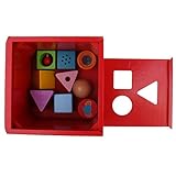 Lovoski モンテッソーリのゲーム　木製　積み木　組み合わせ　玩具　ブロックボックス　忍耐と集中を養い　子供　ギフト
