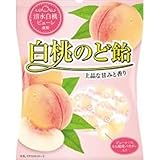 パイン 白桃のど飴 65g×10袋