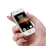 ミニ2.45インチ携帯電話小型スマートフォンAndroid携帯電話デュアルカードWiFi（ゴールド）