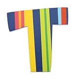 Tatiri Spots & Stripes Letter T (Stripes) by Tatiri