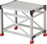 [T-2621622]ＴＲＵＳＣＯ　作業用踏台　アルミ製・高強度タイプ　１段 TSF165