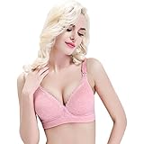 KINDOYO 熱い販売女性のブラ母性授乳ブラジャー通勤 (75B, スタイル 4)