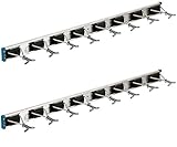 crawford-lehigh 36360 – 6ウルトラホールドeight-hookツールラック、36 by 5インチ Pack of 2