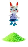 花市場直送便 ミニチュアガラス ラビちゃん グレープ & カラーサンド パステルグリーン