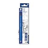 ステッドラー(STAEDTLER) 鉛筆 12B マルス ルモグラフ 筆記 デッサン 12本 100-12B*12