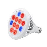 植物育成LED 36wled プラントライト 水耕栽培 led植物ライト 屋外 屋内兼用 LED電球 室内用 led蛍光灯 防湿 防雨 植物育成用ランプ 盆栽 園芸 ビーム球 高効率 水耕栽培ランプ