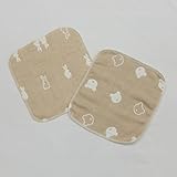 オーガニック五重織ガーゼハンカチ2枚入り/145507