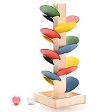 モンテッソーリ教育玩具ブロック木製ツリー大理石ボール実行トラックゲームベビーキッズ子供Intelligence Wooden Baby Toys