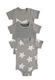 Organic Cotton Gray Onesie Baby Bodysuit by Coddle Tots
