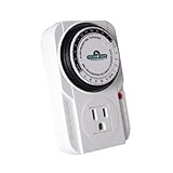 Hydrofarm TM01015 1725 Watt 24 Hour Grounded Timer