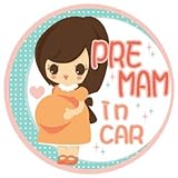 【PREMAM IN CAR おしゃれプレママ】 キュートママ ステッカー 車 マタニティ ママ・プレママ イン カー