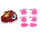 Baoblaze 膝/肘/手首　パッドガード（６点）＋可愛いヘルメット　子供用　通気孔付き　保護装置　運動用