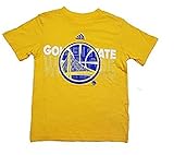 Golden State Warriors Nba Youth " Blinding "チームロゴTシャツゴールド L ゴールド