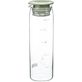 HARIO(ハリオ)水出し茶ポット 実用容量1000ml スモーキーグリーン 耐熱ガラス製 熱湯・食洗器OK 冷水筒 日本製 MD-10-SG