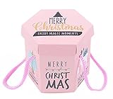 10パックの漫画ヘキサゴンクリスマスイブクリスマスピンクのギフトボックス