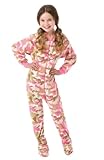 Big Feet PJs Pink Camo Toddler Fleece Footed Pajamas
