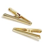 ドレスクリップ 金具 １ペア （２個） ショールクリップ ナフキンクリップ ナプキンクリップ 帽子クリップ ストールクリップ シェイプレット ハットクリップ 帽子止めホルダー 帽子ストッパー (ゴールド)