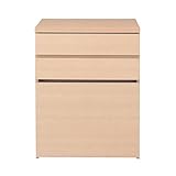 [ベルメゾン] デスクサイドキャビネット　　ライトナチュラル　ワゴン