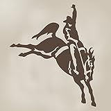 サツマイモ幸せはカウボーイをビニールデカール、親指をアップトレイル