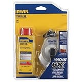 Irwin Strait-Line - Mach6 Reel & Chalk Sets 100' Mach6 Chalk Reel And 4 Oz. Red: 586-2031316Ds - 100