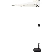 【特価セール】不二貿易 ガーデン パラソルベース 20kg 半円パラソル専用 幅 半円パラソルベース 20kg | 屋外 ベランダ 庭 ガーデン パラソル
