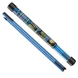 MoKo ゴルフアライメントスティック 2本セット 全長122cm ツアースティック スイング練習器具 折りたたみ式 軌道修正 方向チェック ゴルフ方向スティック 練習用ロッド Blue