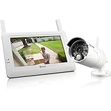 Swann SWADW-410KIT-US ADW-410 Digital Wireless Security System Monitor and Camera Kit (White) [並行輸入品