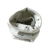 Tonsee 秋冬 キッズ ネックウォーマー 防寒 可愛い カーフ 赤ちゃん用 ファッションマフラー (グレー)