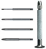 Moody Tools 58-0240 Chromium Vanadium Steel Phillips Screwdriver Set, Magnetic Handle, 5-Piece [並行輸入