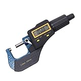 xlp 0-15 "/0.00005"外の0-25ミリメートルデジタル電子マイクロメーター新、フマイクロメータ