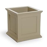 MAYNE 5825C Fairfield 20x20 Patio Planter- Clear