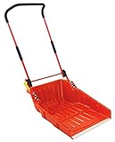 折りたたみ式 スノーダンプ［コロ付］　雪の無い地面でも雪が運べます。