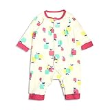 baby ampersand りんご柄カバーオール　アイボリー　60cm