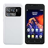 スマートフォン、M11 Ultra 3G 携帯電話、5 インチ HD 画面の Android 12 電話用、5000mAh、Face ID、2+16GB/128GB、5MP+8MP デュアル カメラ、デュアル SIM、WIFI、Bluetooth (ホワイト)(USプラグ)