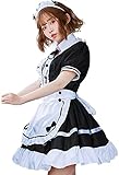 [MIRIPARIS] ミリパリ コスプレ メイド服【従順メイド:リリー】【ブラック】 XL ロリータ スタイリッシュ 初心者 ワンピース エプロン チョーカー 特製カチューシャ セット
