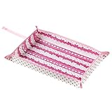 わくわくお食事タイムのベビーランチョンマット・トレイ　リボンとレース模様でプリティcute（ホワイト）　B0500100　日本製