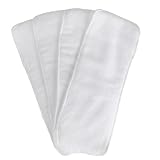 Fenteer 赤ちゃん布おむつ　3層　高吸収　再利用　洗濯可能　4個セット