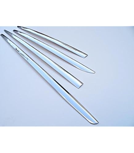 ウィッシュ 20 超鏡面 ステンレス メッキ ウィンドウ モール 4PC