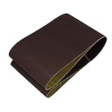 uxcell サンディングベルト サンドペーパー ダークブラウン 砥粒 1520x200mm 180グリット