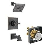 Delta Delta KTSDDR-T14451H2O-RB Dryden Tub/Shower Kit Pressure-Balance Single-Function Cartridge, Ve