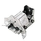 【60個入】ストップ フジ K-3　（林式　羽根付　2本ボルト） ドブメッキ 直径 25.4 cm パイプ 取付用 アミD
